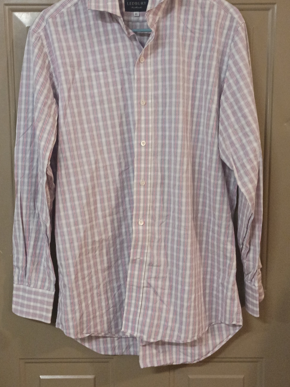 LEDBURY Classic Plaid Men's Dress Shirt